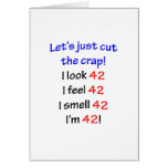 42  Let's cut the crap Cards