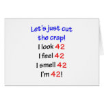 42  Let's cut the crap Cards