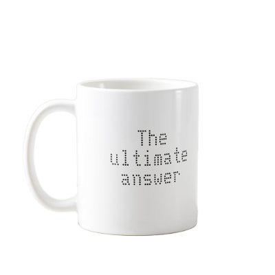 42: The ultimate answer Coffee Mug by redberyl