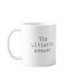 42: The ultimate answer mugs
