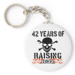 42 years of raising hell keychains