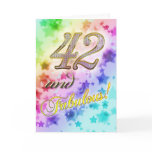 42nd birthday for someone Fabulous Cards