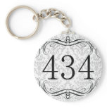 434 Area Code Keychain
