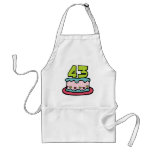 43 Year Old Birthday Cake Apron