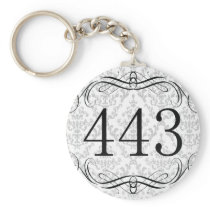 443 Area Code Keychains