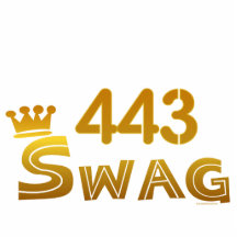 443 Area Code Swag Photo Cutouts