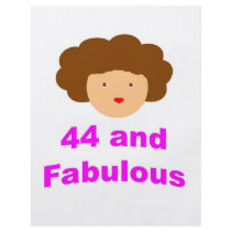 44 and Fabulous! Flyer Design