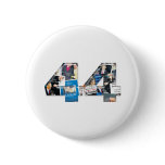 44: Obama Inauguration Newspaper Collage Pinback Button