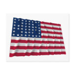 44-star flag, Internal Spaces pattern Post Card