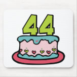 44 Year Old Birthday Cake mousepads