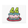 44 Year Old Birthday Cake Postcards