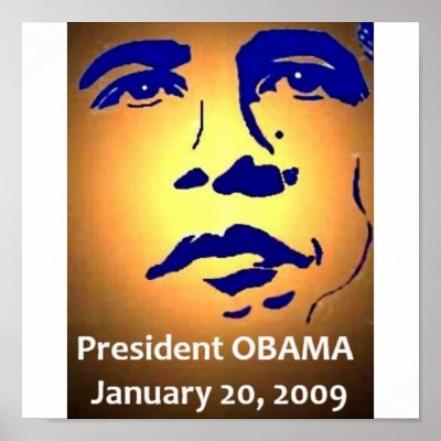 44th President BARACK OBAMA INAUGURATION Poster by Teofaith