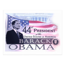 44th President Barack Obama post cards