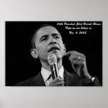 44th President-Elect Barack Obama posters