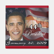 44th President Memorabilia Refrigerator Magnet