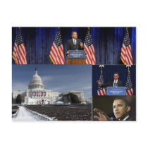44th President of  usa, Barack Obama Post Card