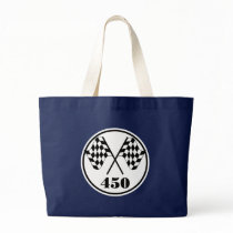 450 Chequered Flag Tote Bag