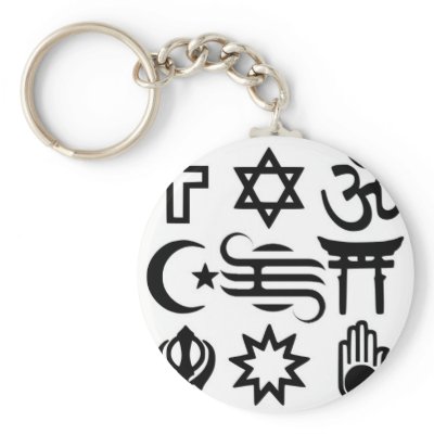450px-Religious_syms.svg Key Chain by xshauffen
