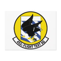 452d Flight Test Squadron Postcard