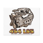 454 LS5 Engine Postcard