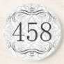 458 Area Code Beverage Coasters