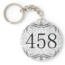 458 Area Code Keychains