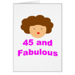 45 and fabulous card