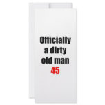 45  Dirty Old Man Rack Card