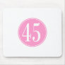 #45 Pink Circle Mouse Pad