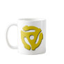 45 Record Adapter Coffee Mug