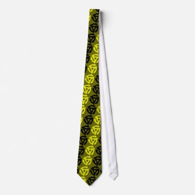 45 Record Insert Music Yellow Black Tie by pixibition