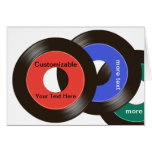 45 Records Customisable cards