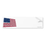 45-star flag, "Elliott Starburst" pattern bumper stickers