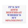 45 Where's my spanking?