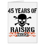 45 years of raising hell cards