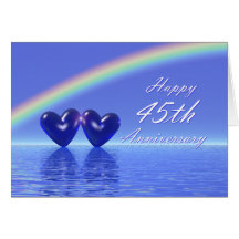 45th Anniversary Sapphire Hearts Cards