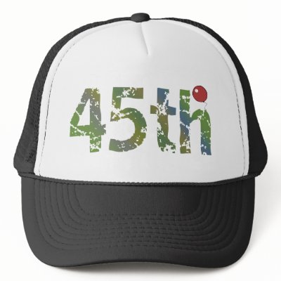 45th Birthday Hat Gift by birthday_gifts