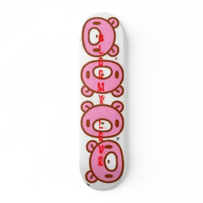 46167a93, gloomylove custom skate board by xxemogirl3000xx