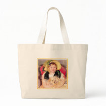 46b   Sara With Her Dog Tote Bag