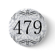 479 Area Code Pinback Buttons