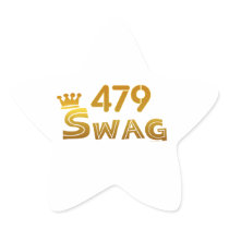 479 Arkansas Swag Star Sticker