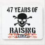47 years of raising hell mousepad