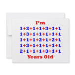 47 Years old! Personalized Announcements