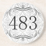 483 Area Code Beverage Coasters