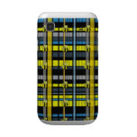 48.Black and Yellow Plaid Bumble Bees Design