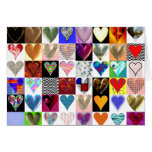 48 Hearts on a Greeting Card