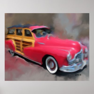 48' Pontiac Woodie Posters by ezcat1