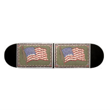 48-Star Flag Custom Skateboard