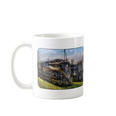 4919 - Pennsylvania Railroad electric locomotive Coffee Mug by suburbanscenes