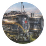 4919 - Pennsylvania Railroad electric locomotive Round Stickers